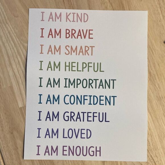 Rainbow Affirmations Set  - Picture 4 of 4